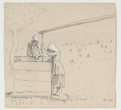 Girls at a Well, 1879 by Winslow Homer